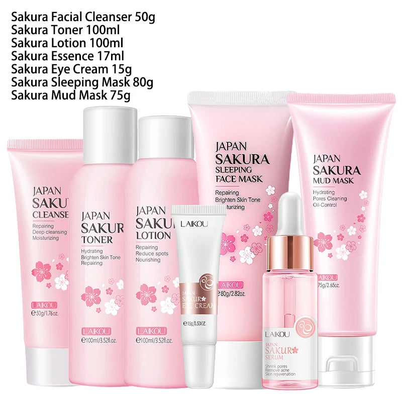 Sakura Skin Care Set