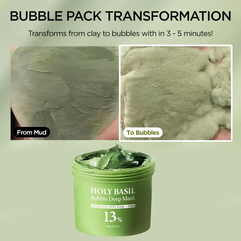 Holy Basil Bubble Deep Mask