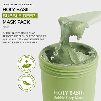 Holy Basil Bubble Deep Mask