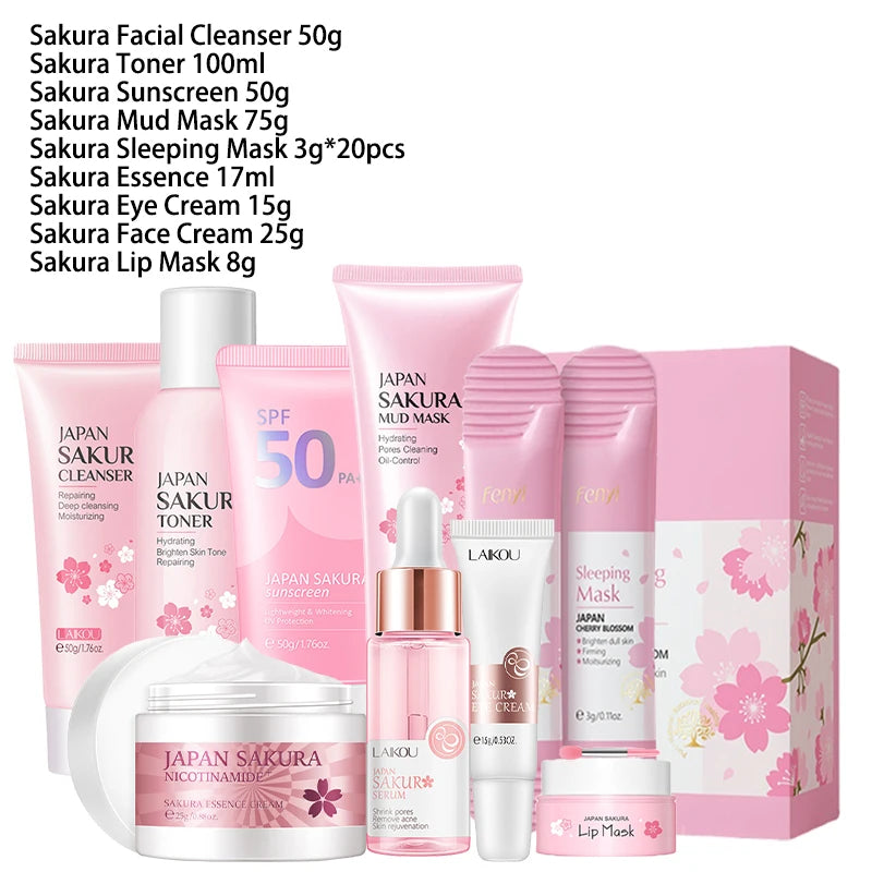 Sakura Skin Care Set